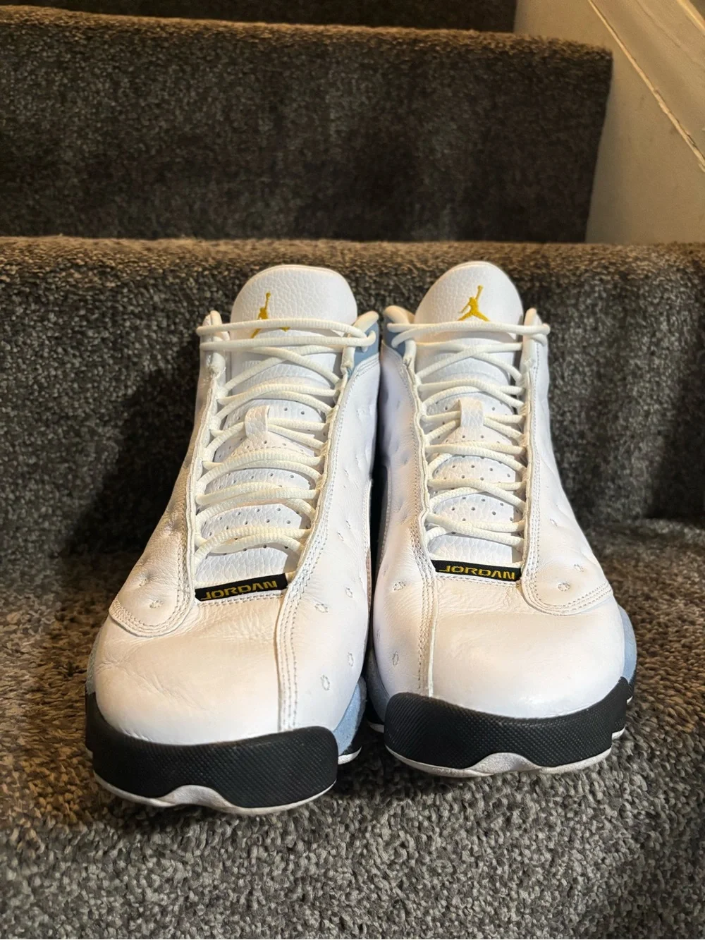 Nike Air Jordan 13 XIII Retro Blue Grey White Ochre Size 12 authentic
